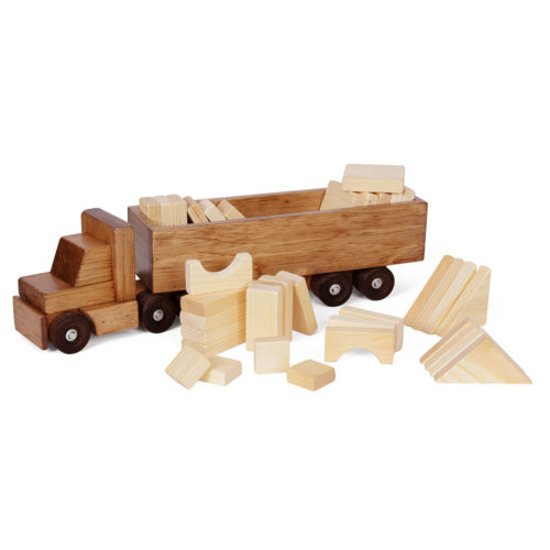 Toy Cargo Truck with blocks