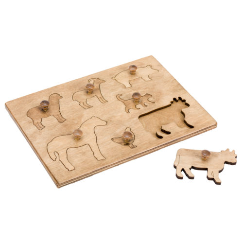 Wooden Farm Animal Puzzle Board - Image 2